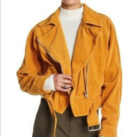 Free People Jackets & Blazers - Free People corduroy moto jacket